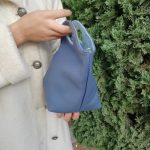 bolso cuero azul original tienda online popelin barcelona