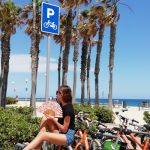 abanico margaritas mediterraneo playa popelin barcelona